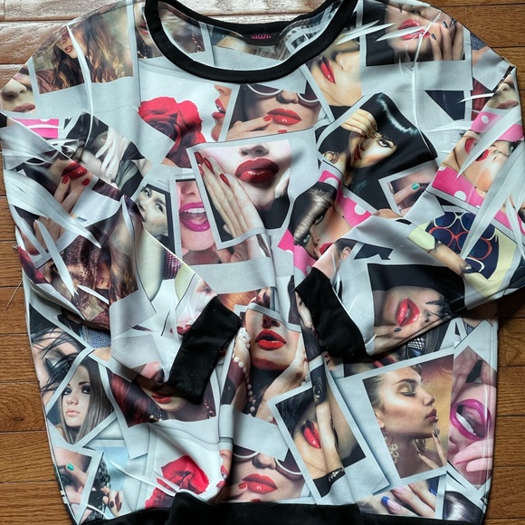 Blush Tops - Blush Glamour Photos Oversized Shirt